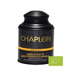 CHAPLON TE - Grøn & hvid te med fersken & mango - slikforvoksne.dk